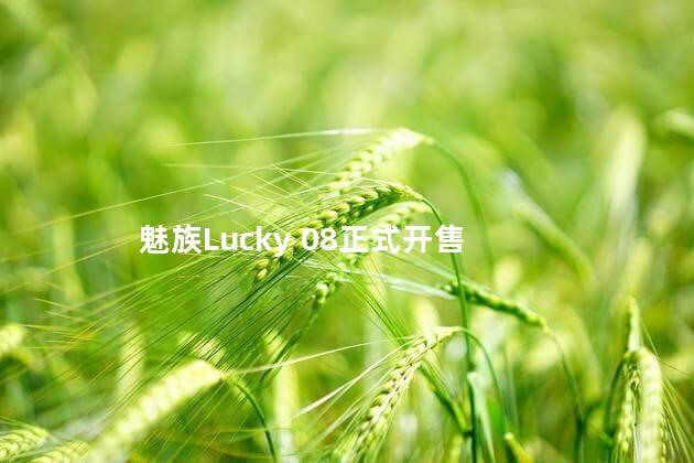 魅族Lucky 08正式开售